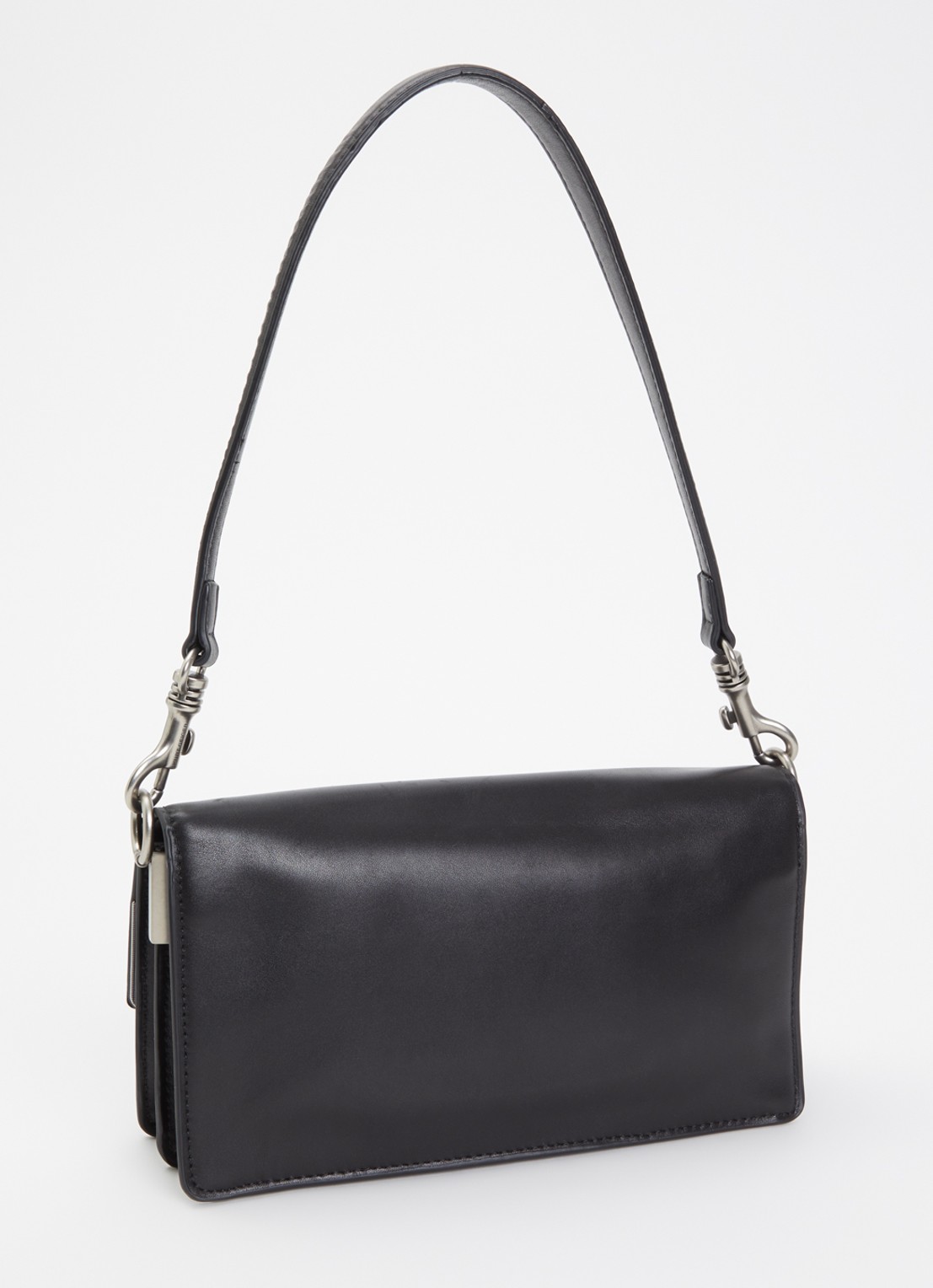 Kurt Geiger Sloane Soft schoudertas van leer met studs - achterkant 4 zwart