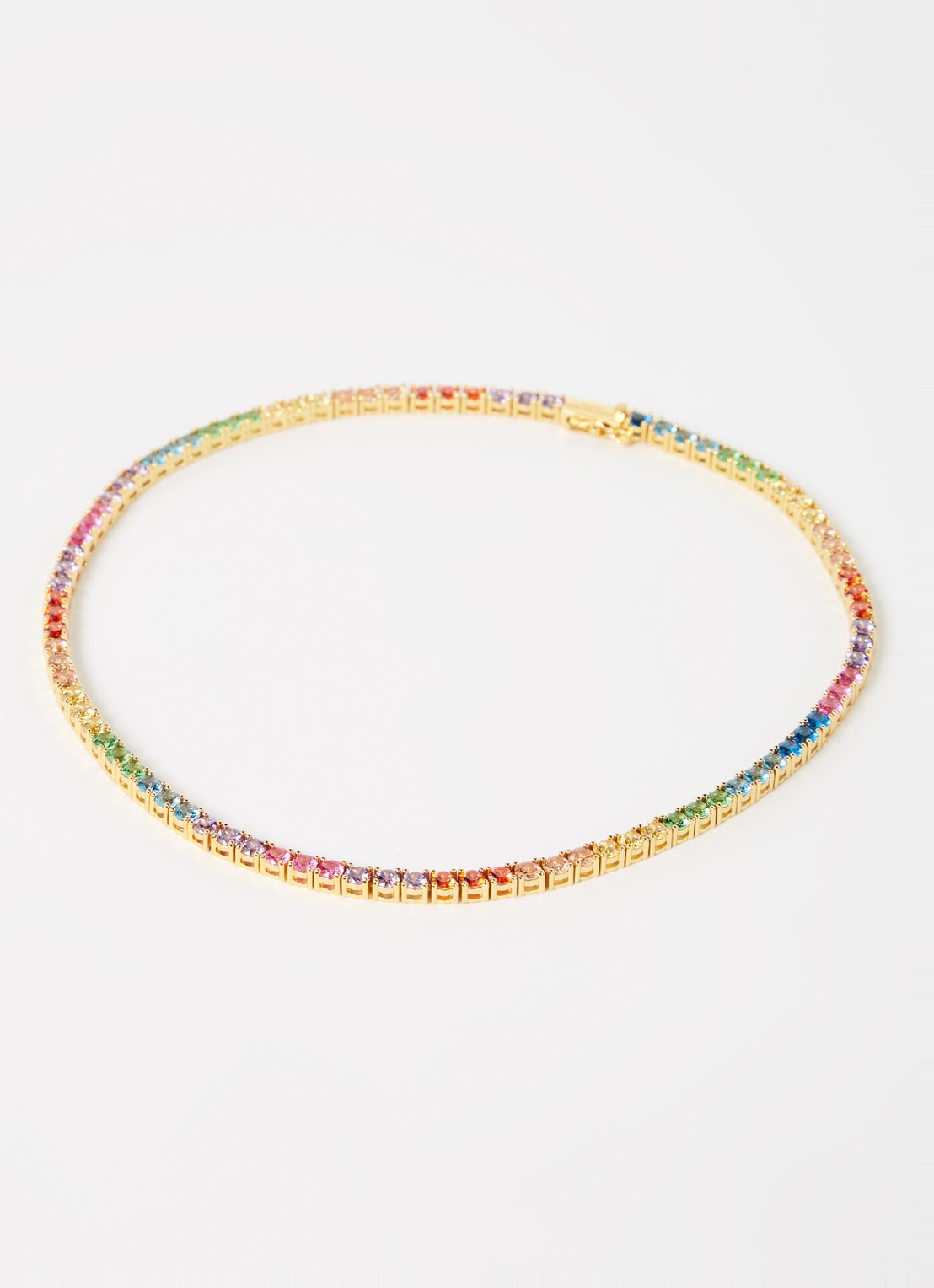 Kurt Geiger Tennis ketting met zirkonia - detail 3 goud
