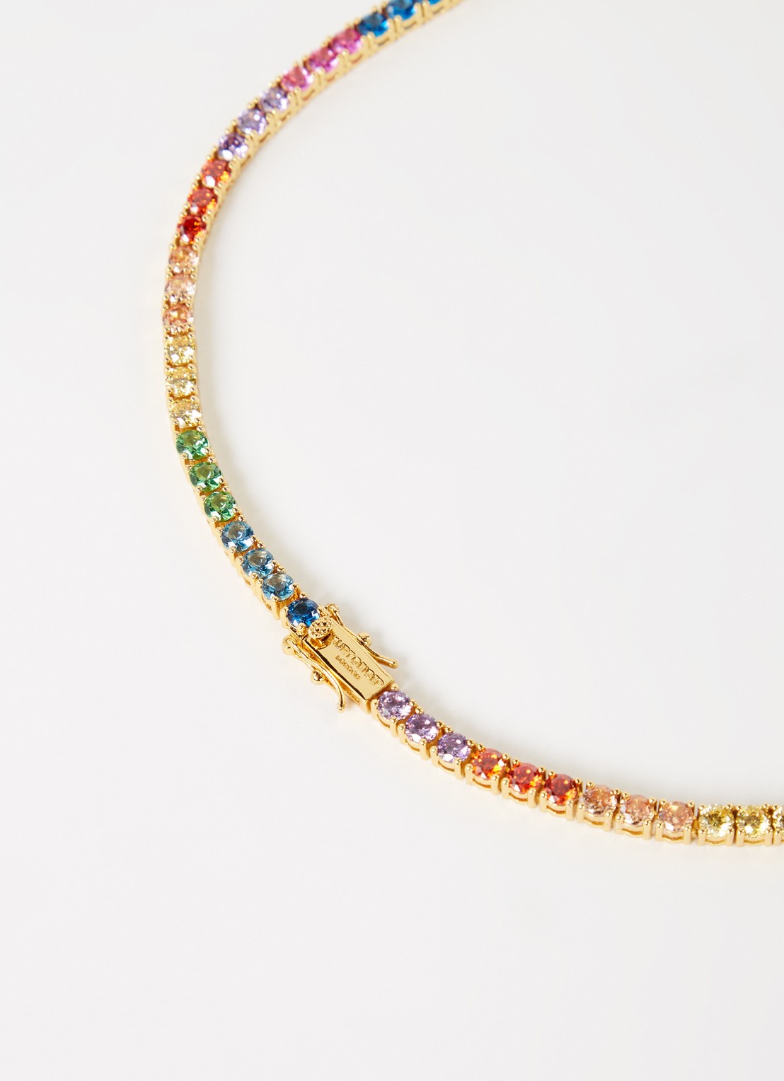 Kurt Geiger Tennis ketting met zirkonia - detail 4 goud