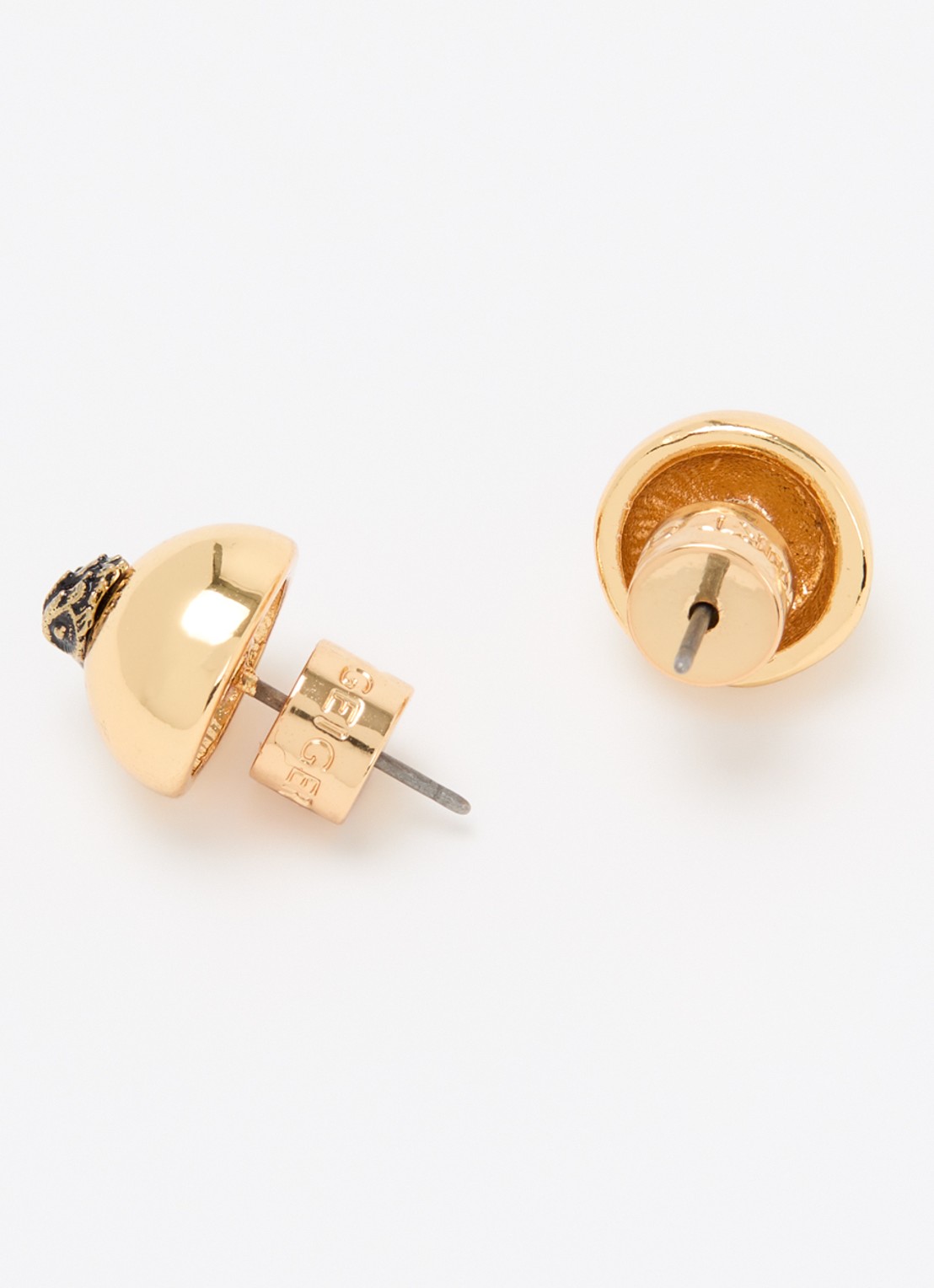 Kurt Geiger XS Dome oorstekers - detail goud