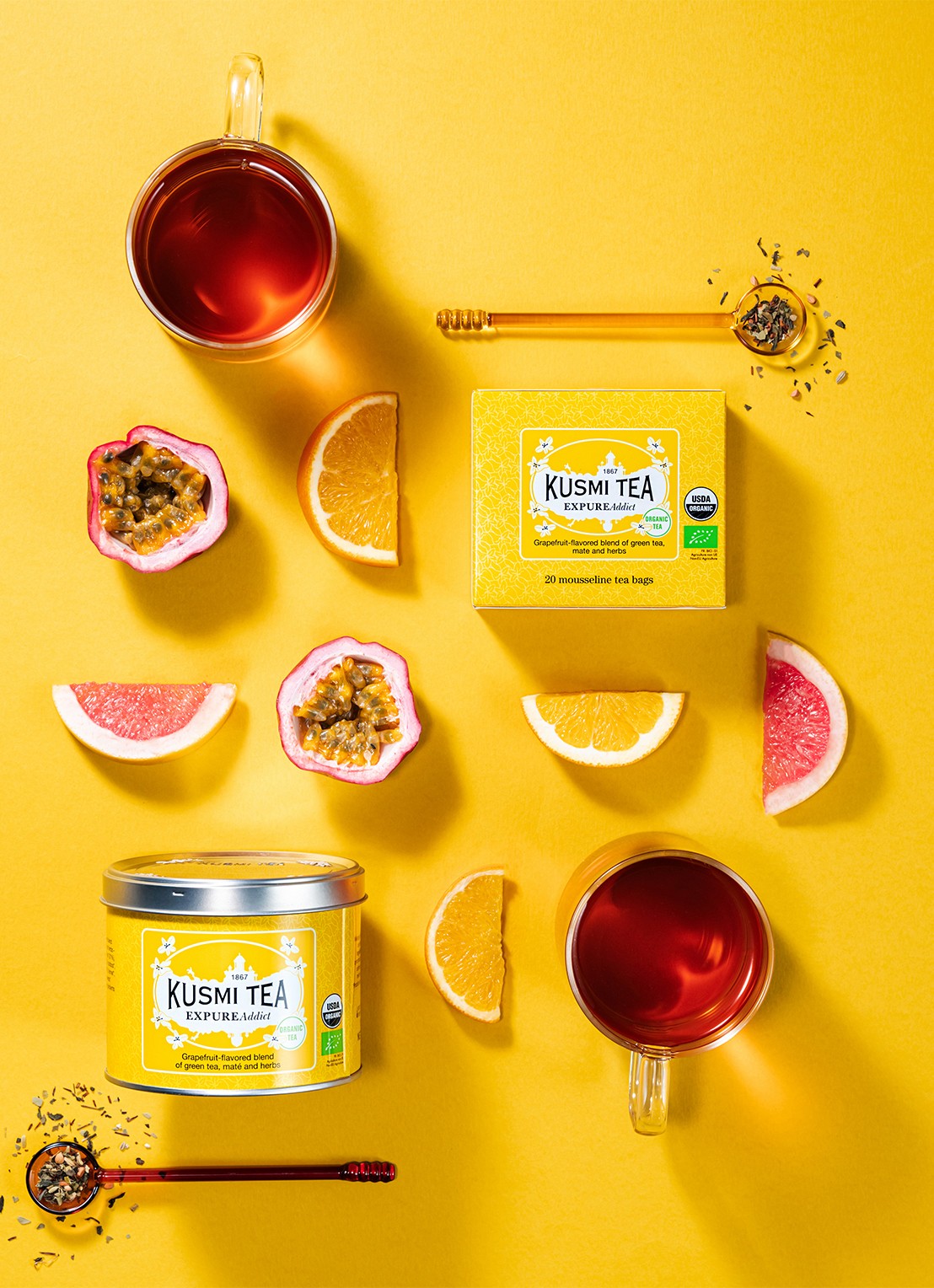 Kusmi Tea BB Detox losse thee 100 gram - detail 4 undefined