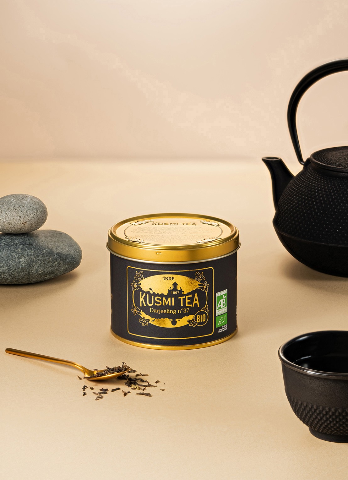 Kusmi Tea  Darjeeling N°37 losse thee 100 gram - voorkant 2 undefined