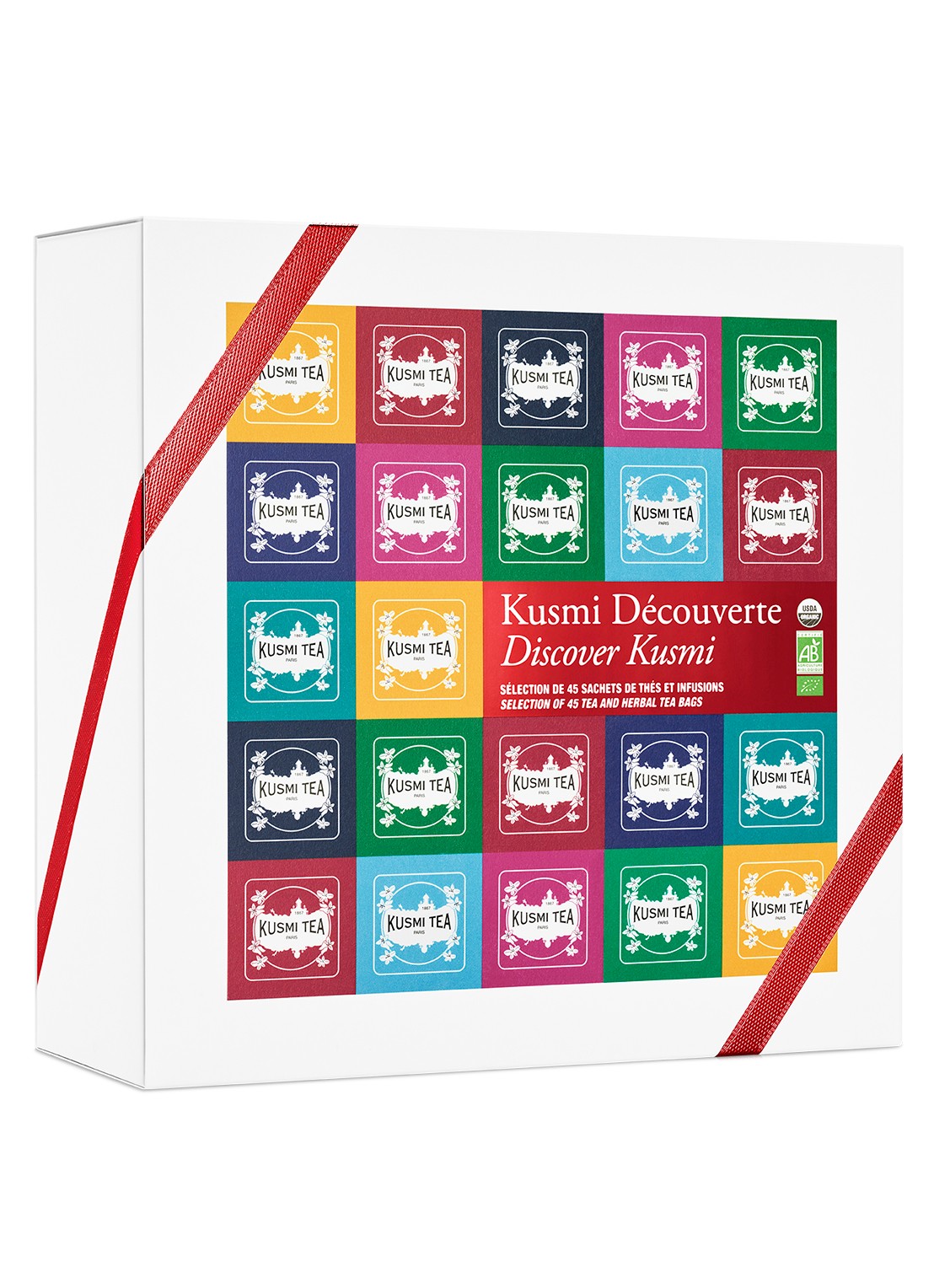 Kusmi Tea Discover Kusmi Gift theeset 45 stuks - voorkant 4 wit