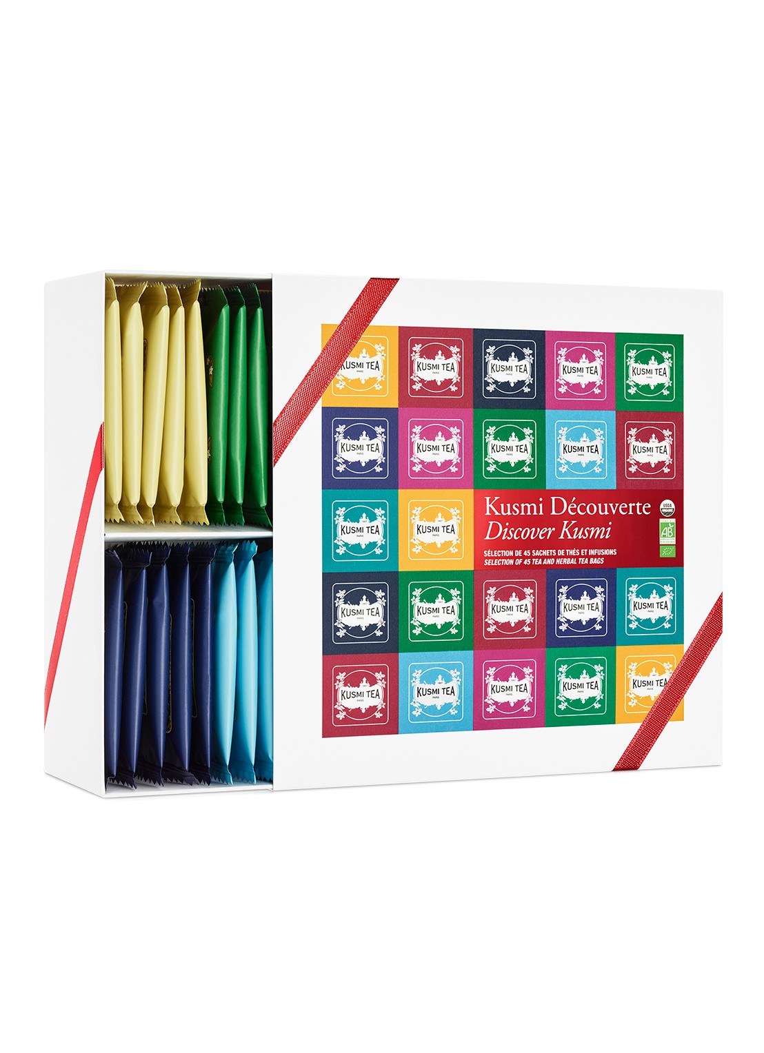 Kusmi Tea Discover Kusmi Gift theeset 45 stuks - voorkant 5 wit
