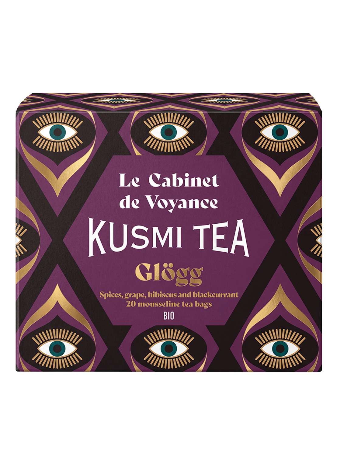 Kusmi Tea Glogg theezakjes 60 gram 20 stuks - voorkant 2 undefined