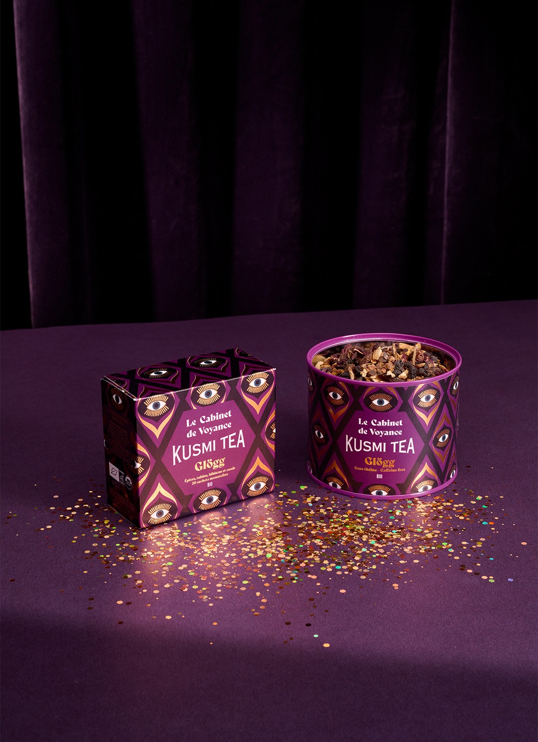 Kusmi Tea Glogg theezakjes 60 gram 20 stuks - voorkant 3 undefined