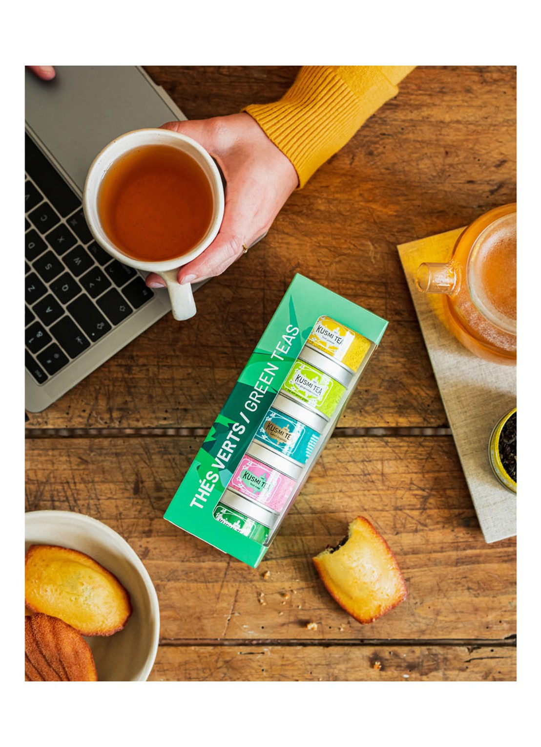 Kusmi Tea Green Teas theeset met losse thee 5 x 25 gram - detail 4 undefined