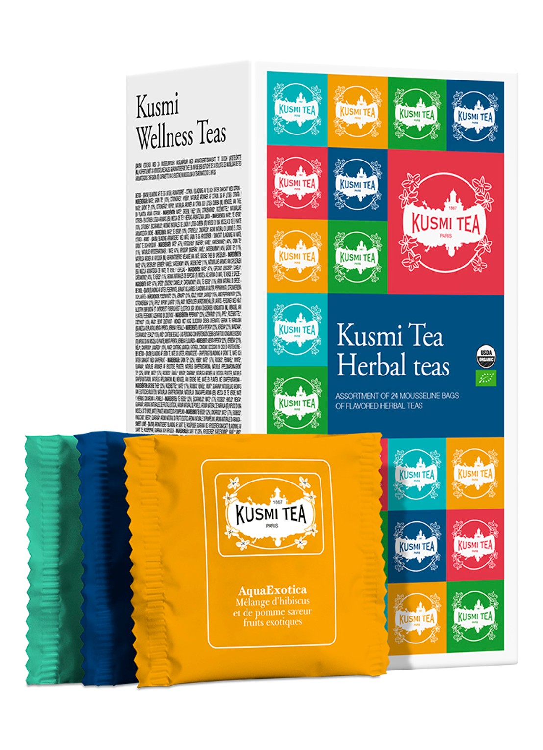 Kusmi Tea  Herbal theezakjes 24 stuks - voorkant 2 undefined