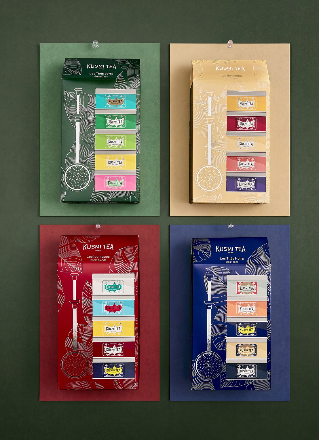 Kusmi Tea Iconics losse thee met thee-infuser - giftset - detail 5 beige