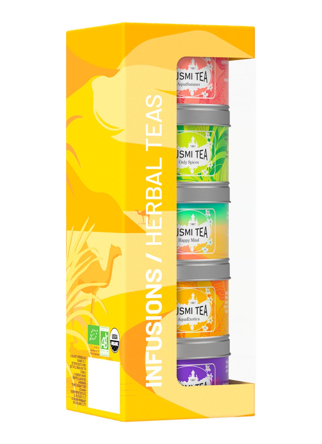 Kusmi Tea  Infusions theeset met losse thee 5 x 25 gram - voorkant 2 undefined