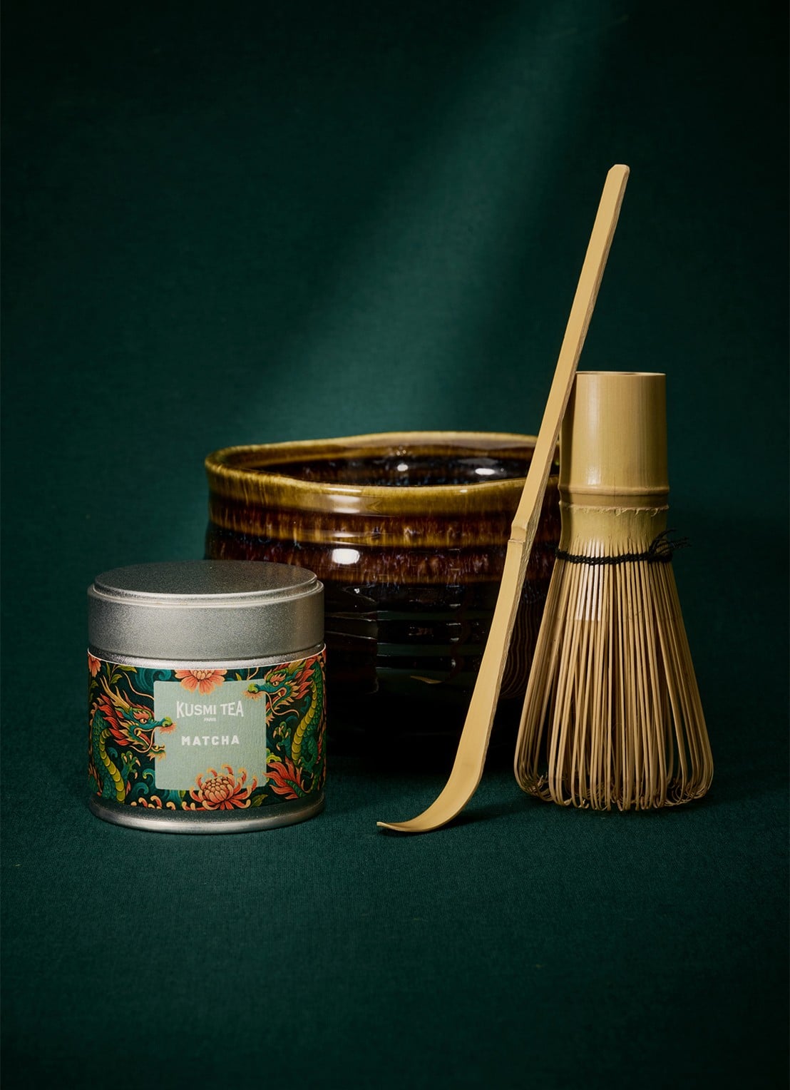 Kusmi Tea Matcha 30 gram - achterkant 6 beige