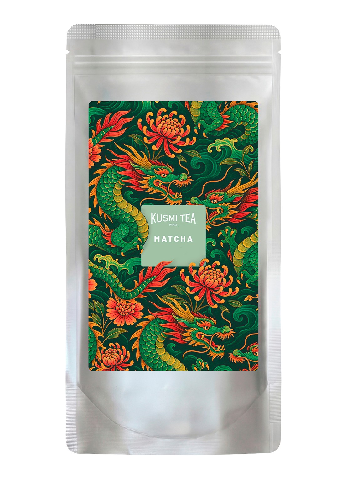 Kusmi Tea Matcha doypack 100 gram - voorkant 2 beige