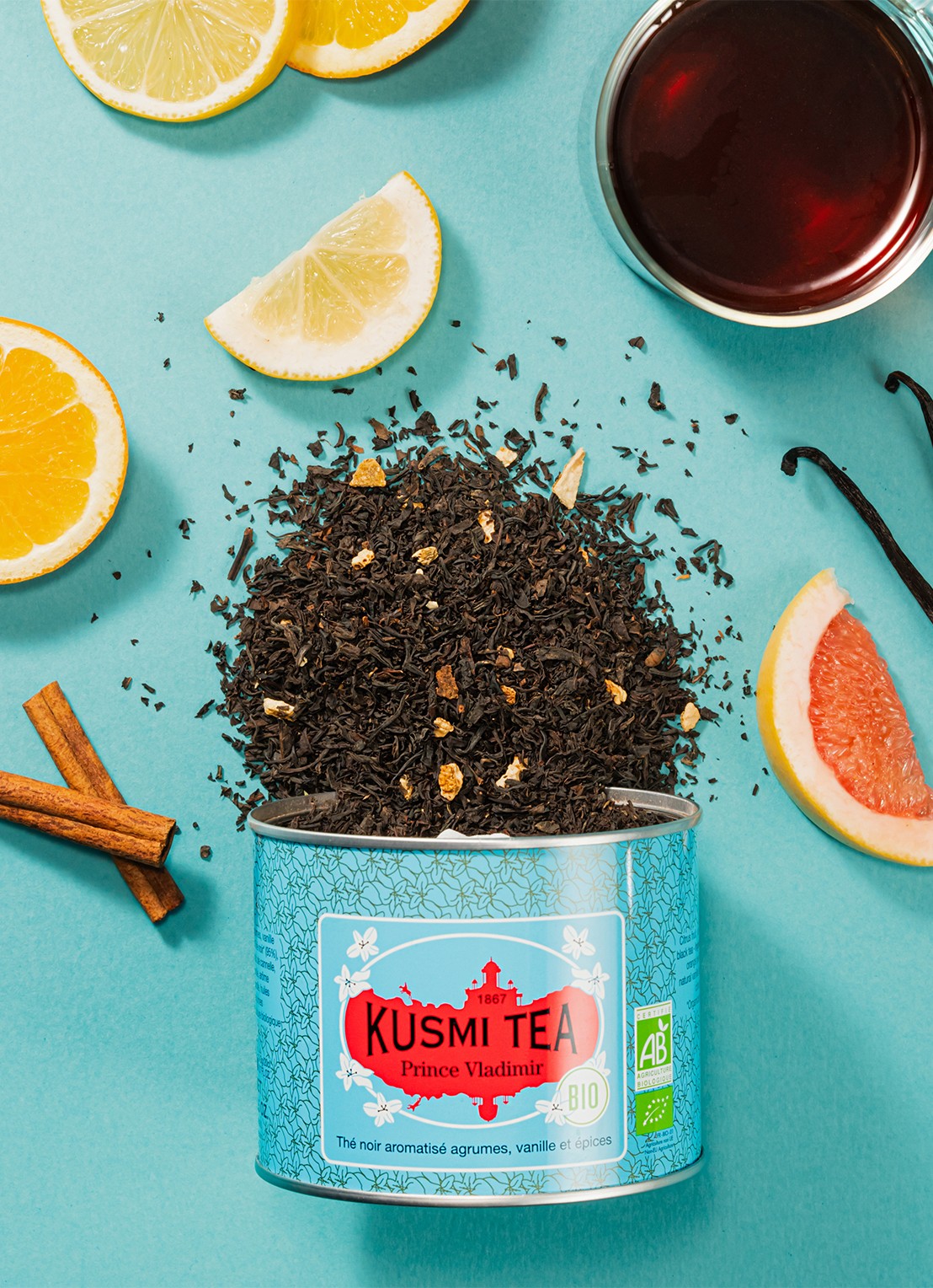 Kusmi Tea Prince Vladimir  losse thee 100 gram  - voorkant 2 undefined