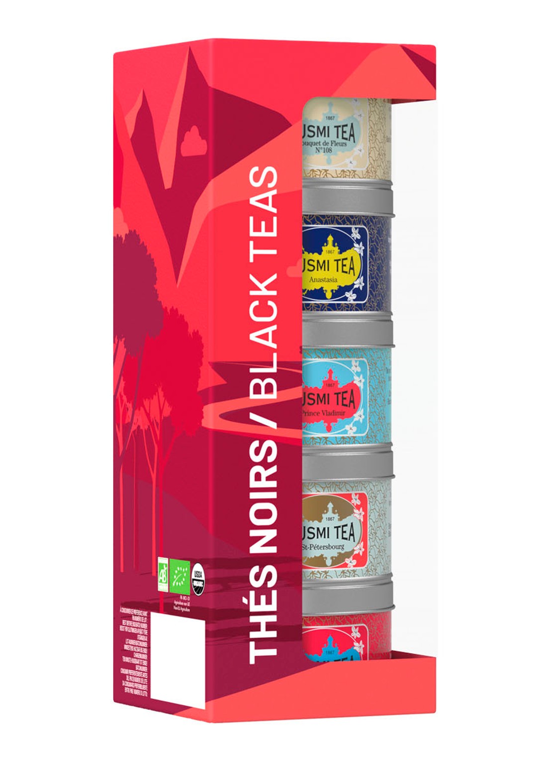 Kusmi Tea Russian Blends losse thee in blik 5 stuks - voorkant 2 undefined