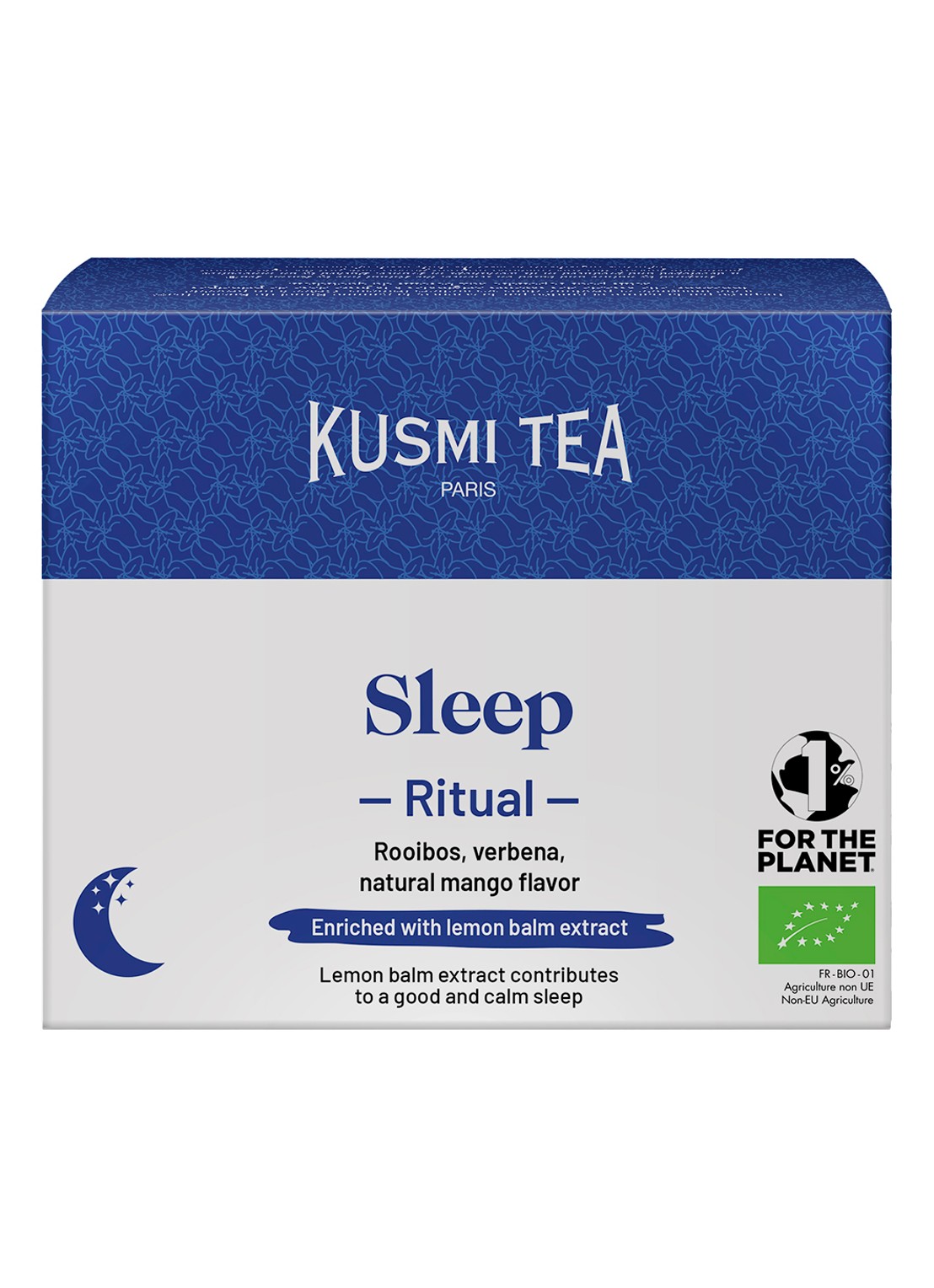 Kusmi Tea Sleep theezakjes 18 stuks - voorkant 2 beige