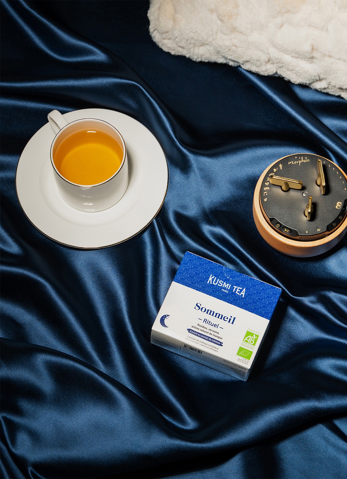 Kusmi Tea Sleep theezakjes 18 stuks - voorkant 3 beige