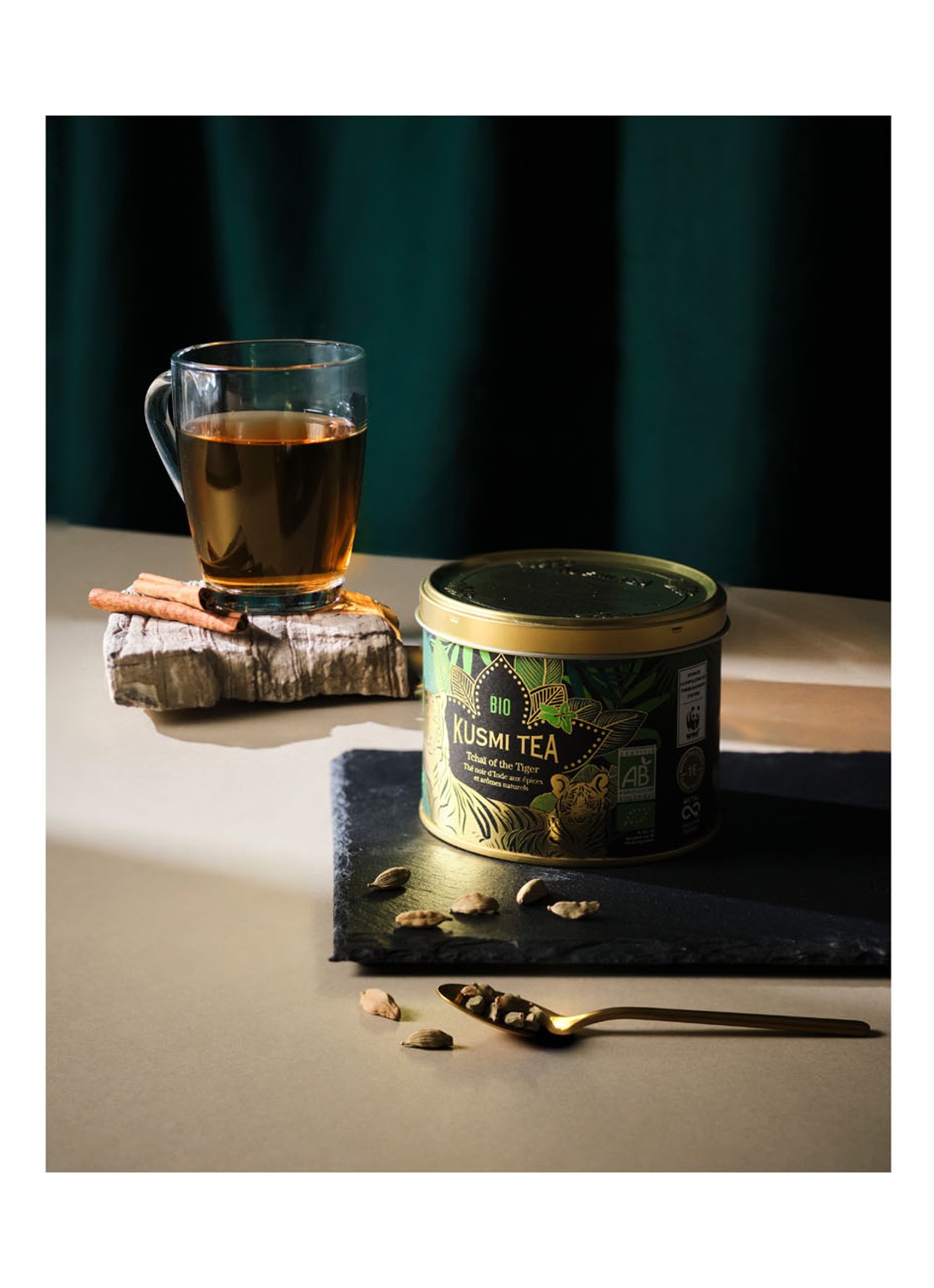 Kusmi Tea Tchaï of the Tiger WNF  losse thee 100 gram - detail 4 goud