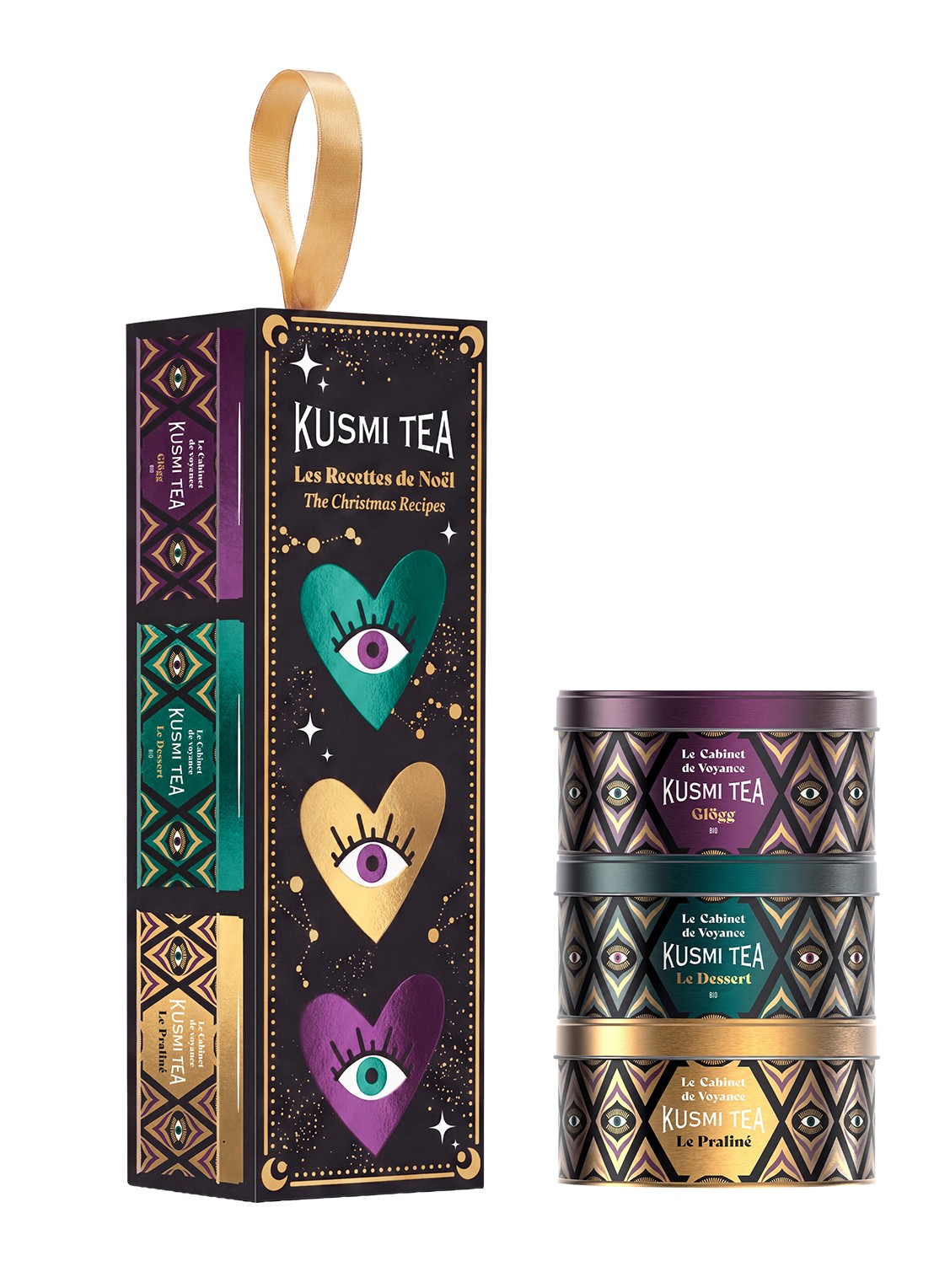 Kusmi Tea Xmas Miniatures losse thee in giftset 61 gram - voorkant undefined