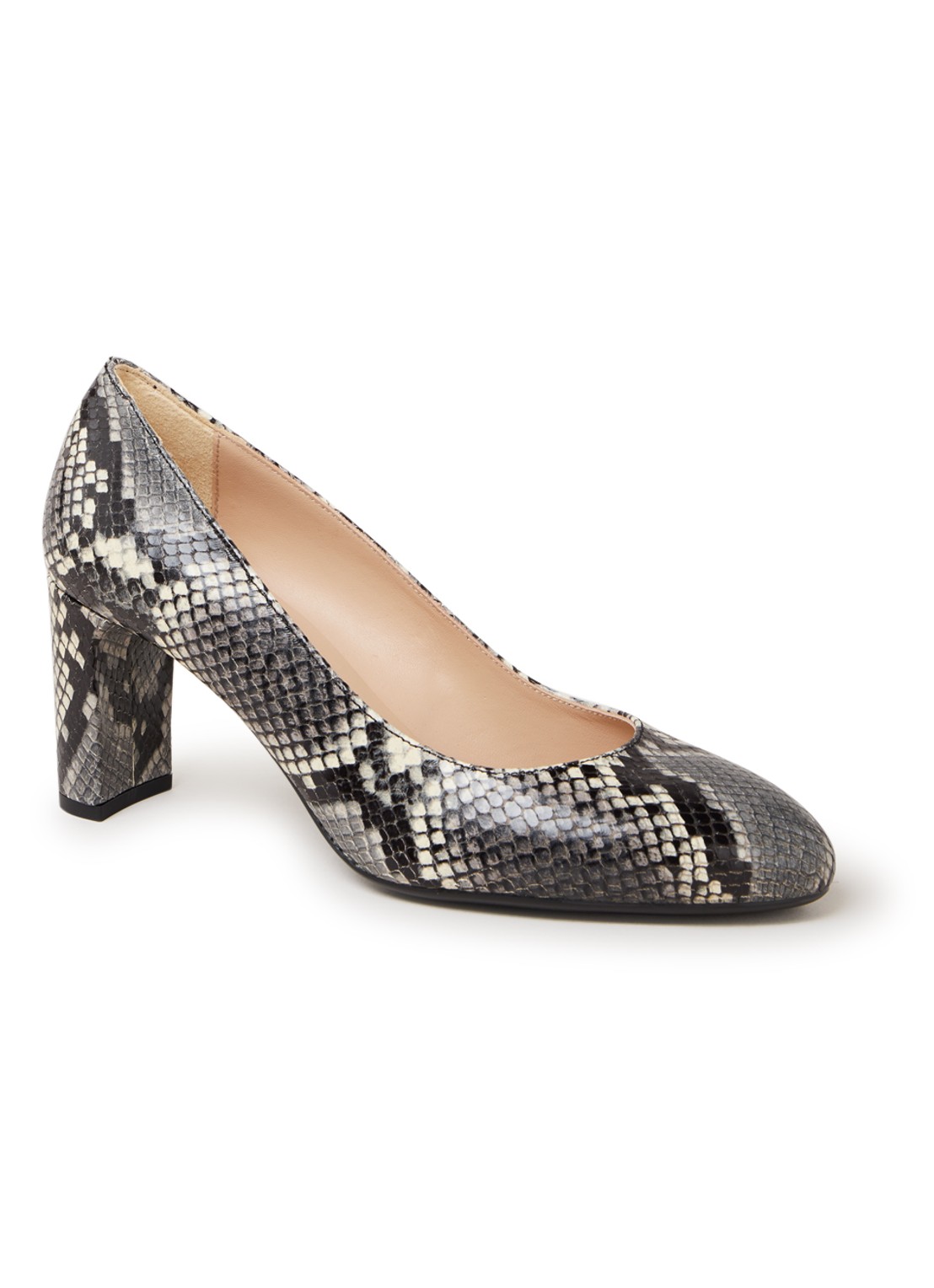 L.K.Bennett Winola pump van leer - voorkant bruin