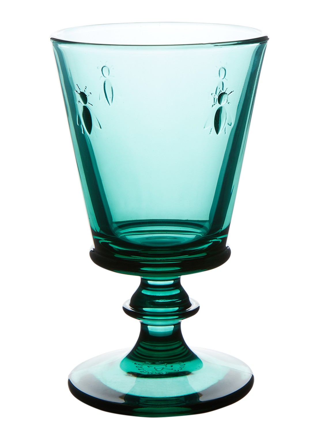 La Rochère Bee wijnglas 24 cl - voorkant donkergroen