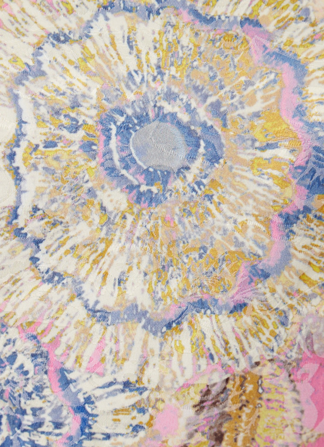 Laagam Brigitte top met jacquard dessin en rugdecolleté - detail 3 roze