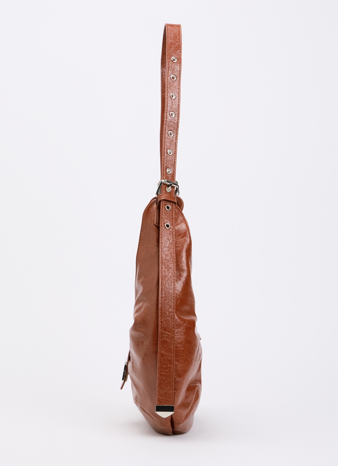 Laagam Vixen schoudertas met verstelbare schouderband - detail 3 bruin