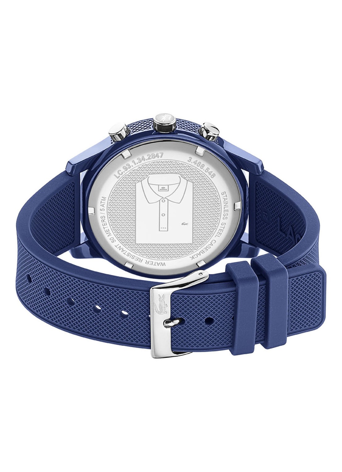 Lacoste 12.12 horloge LC2010970 - detail 3 blauw