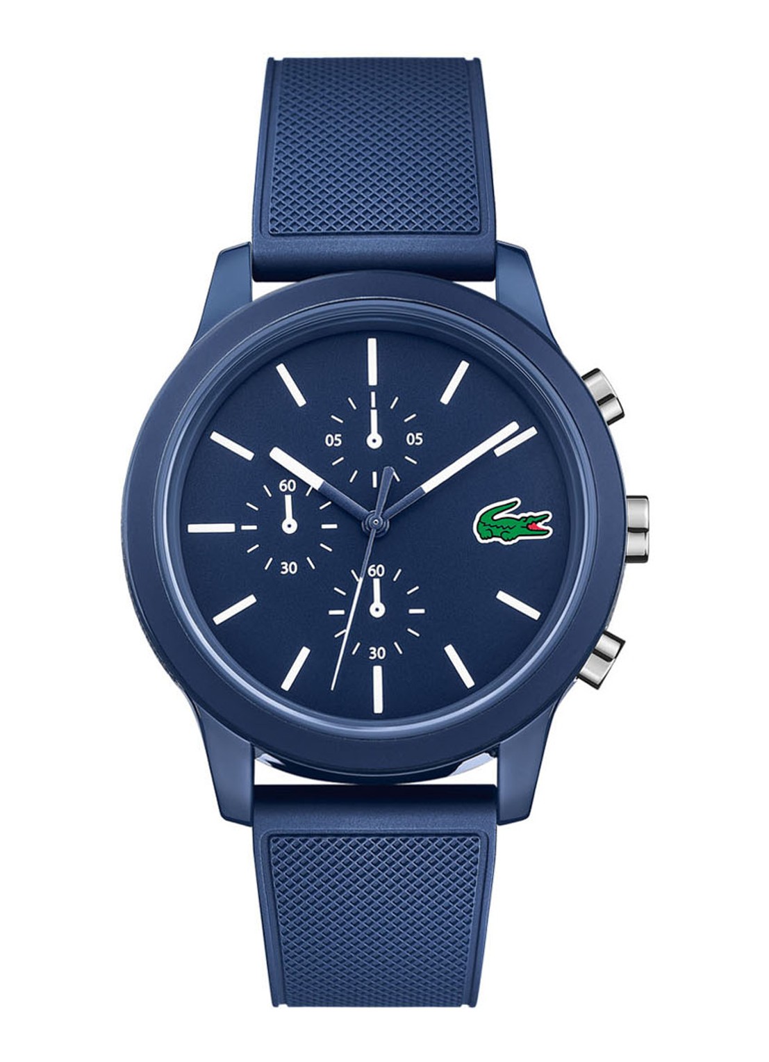 Lacoste 12.12 horloge LC2010970 - voorkant blauw