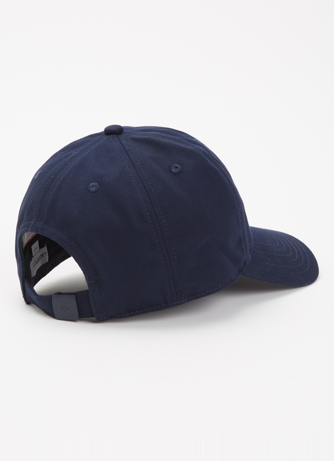 Lacoste Core pet met logoborduring - detail donkerblauw