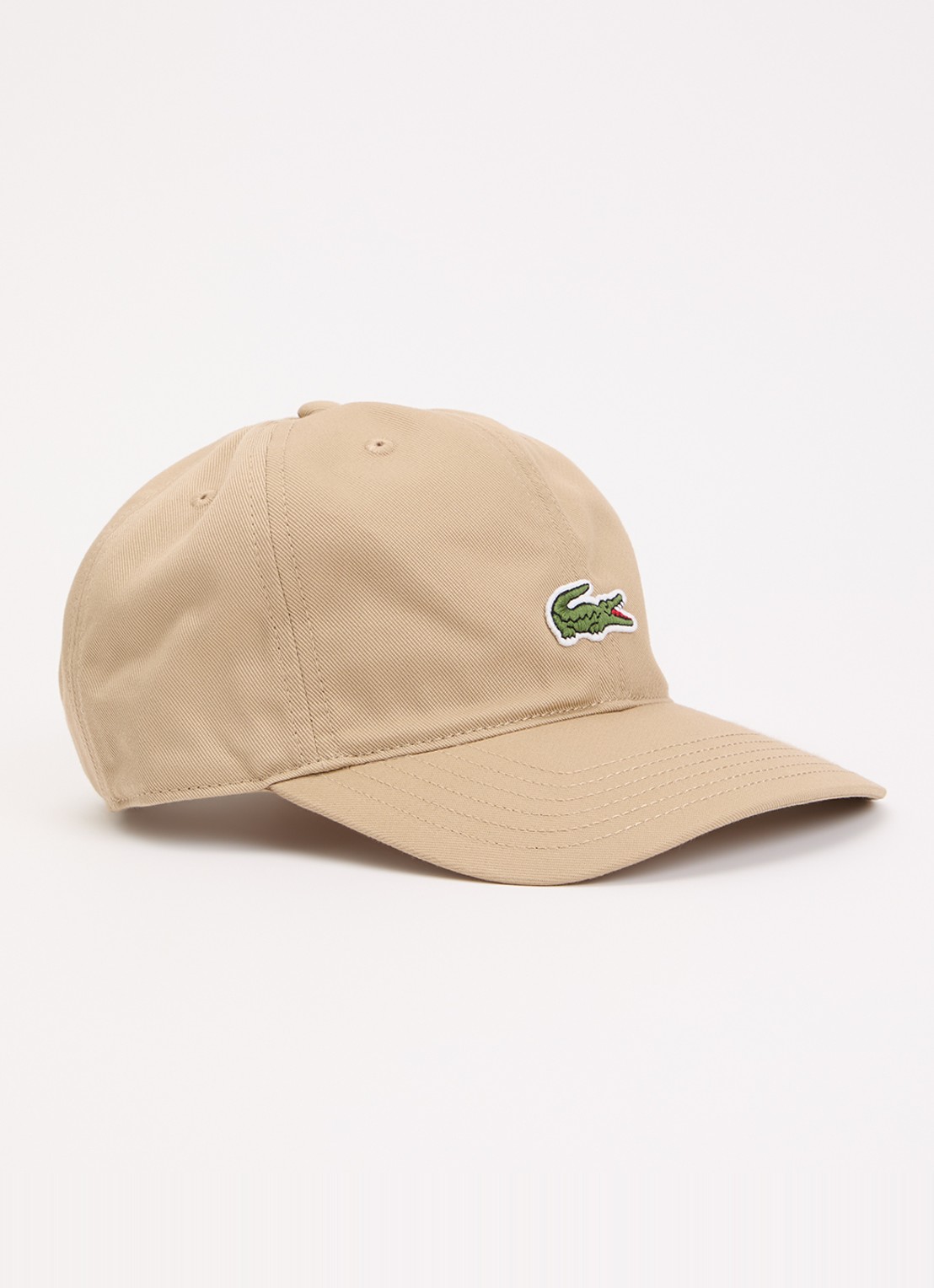 Lacoste Core pet met logoborduring - voorkant donkergroen