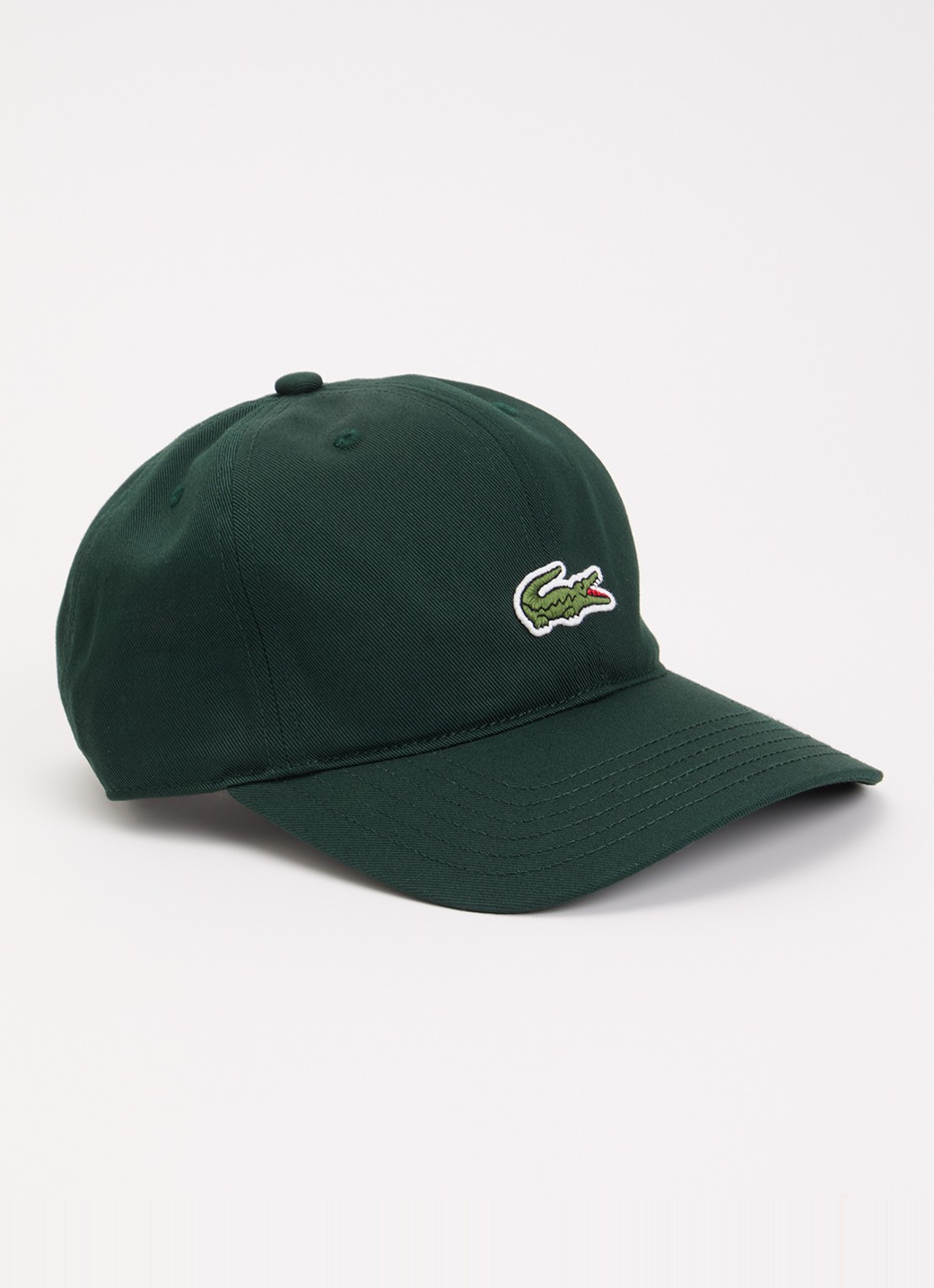 Lacoste Core pet met logoborduring - voorkant 2 beige