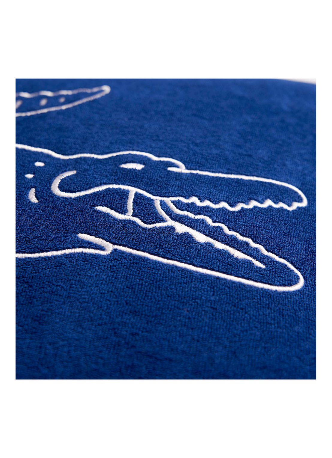 Lacoste L Break sierkussenhoes 45 x 45 cm - detail 3 steenrood