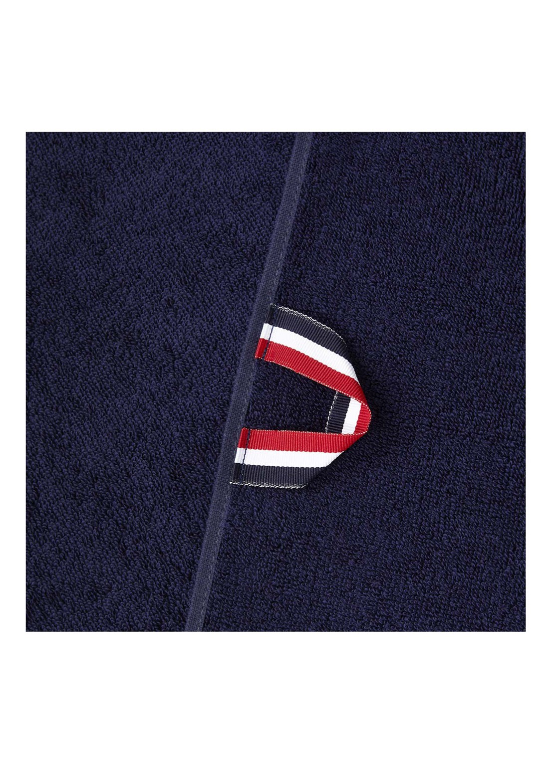 Lacoste L Casual badlaken - 450 gr/m2 - 70 x 140 cm - detail 2 blauw