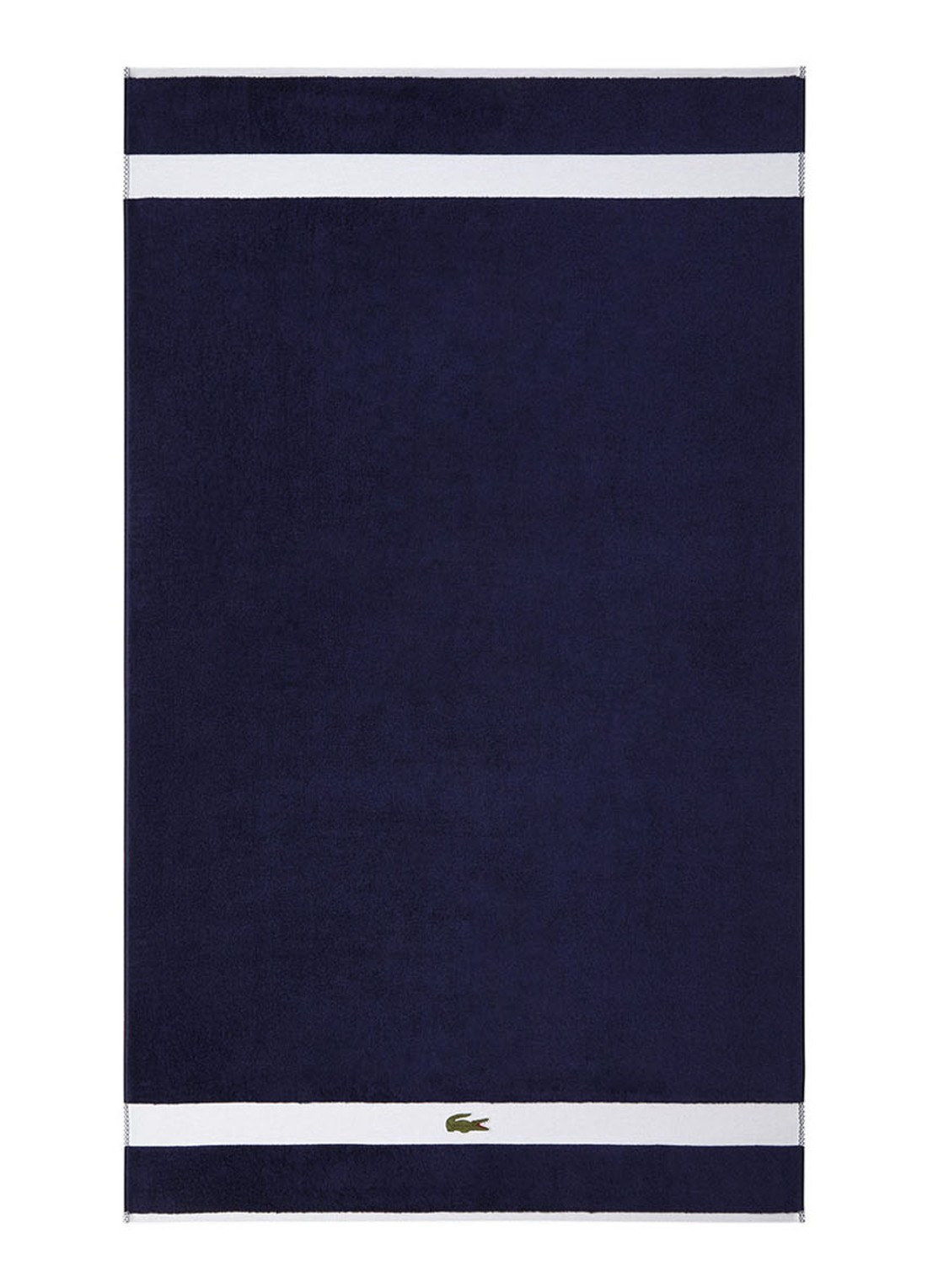 Lacoste L Casual badlaken - 450 gr/m2 - 90 x 150 cm - voorkant 5 blauw
