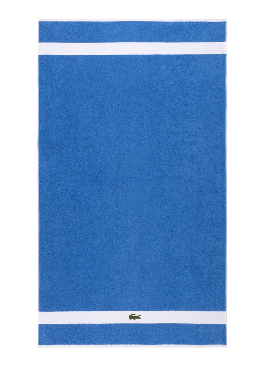 Lacoste L Casual badlaken - 450 gr/m2 - 90 x 150 cm - voorkant 3 donkerblauw