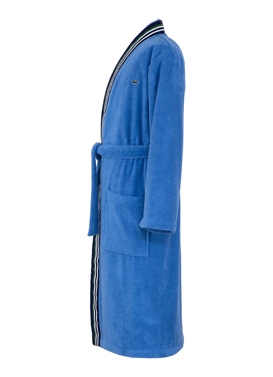 Lacoste L Club badjas van  katoen - achterkant blauw