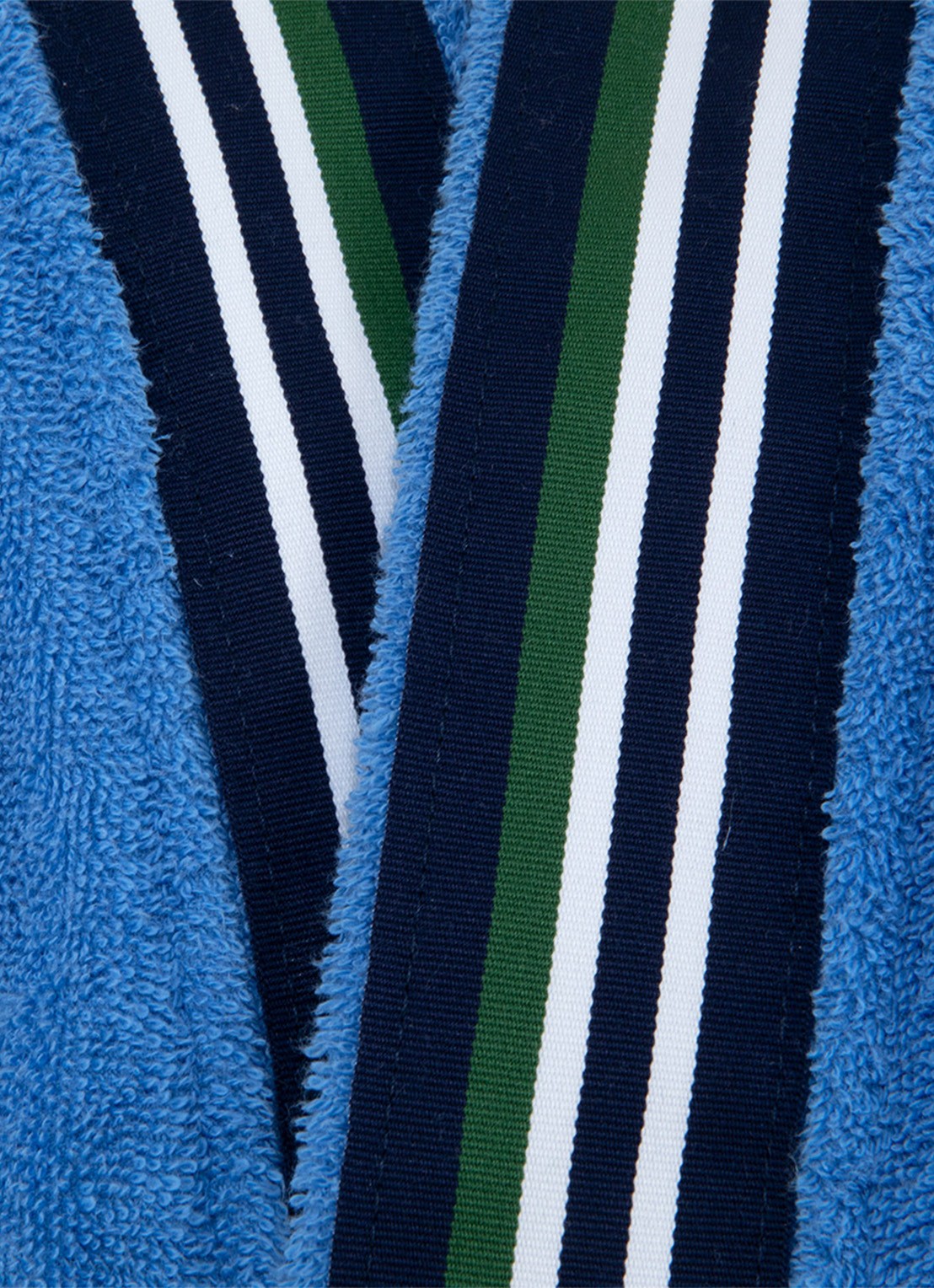 Lacoste L Club badjas van  katoen - detail 5 blauw
