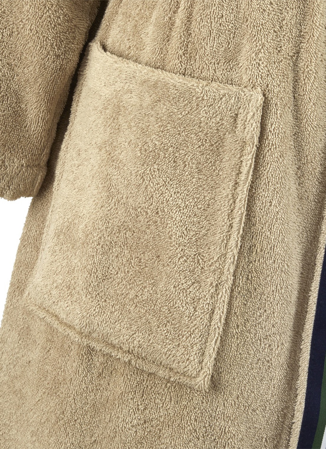 Lacoste L Club badjas van  katoen - detail 2 bruin