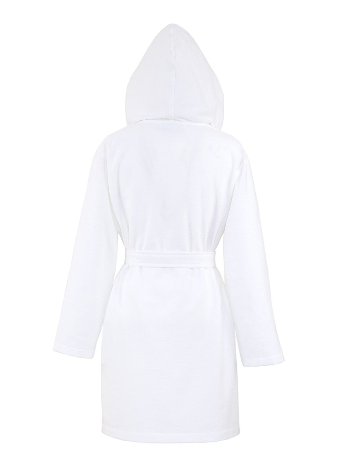 Lacoste L Confort badjas met logoborduring - achterkant 2 wit