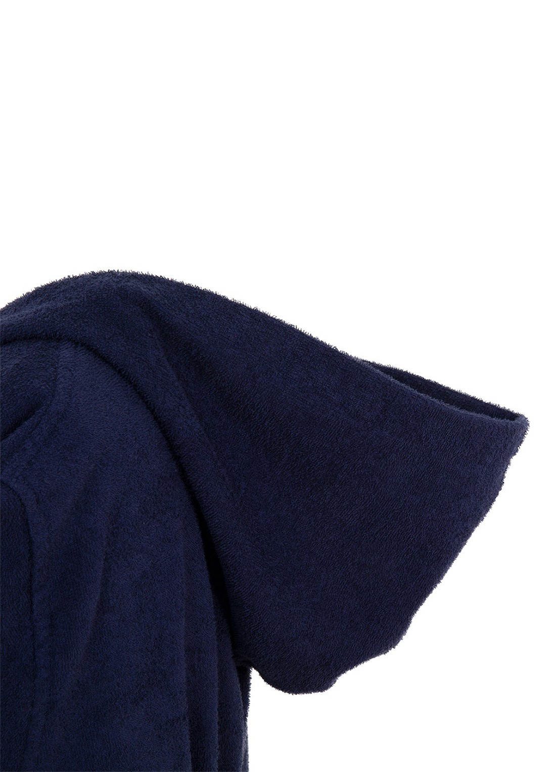 Lacoste L Confort badjas met logoborduring - detail 3 donkerblauw