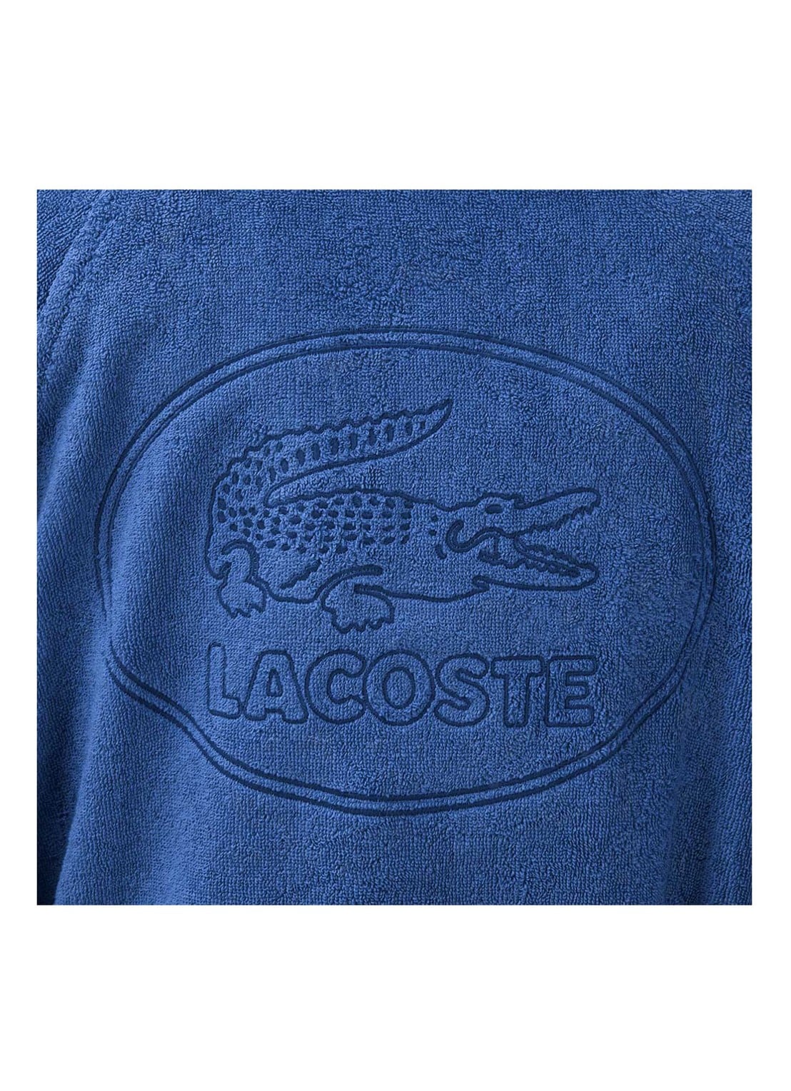 Lacoste L Defile Blanc kimono van  katoen - voorkant blauw