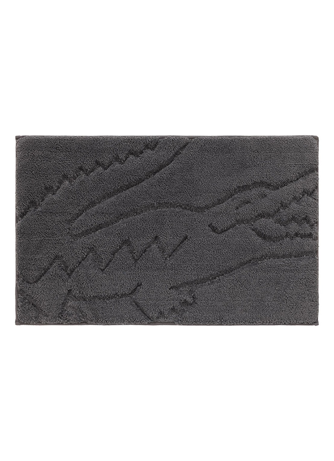 Lacoste L Héritage badmat 50 x 80 cm - voorkant 3 donkergrijs