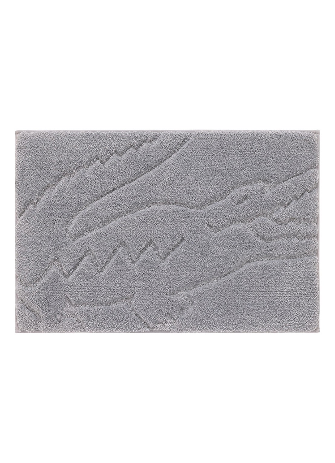 Lacoste L Héritage badmat 50 x 80 cm - voorkant grijs