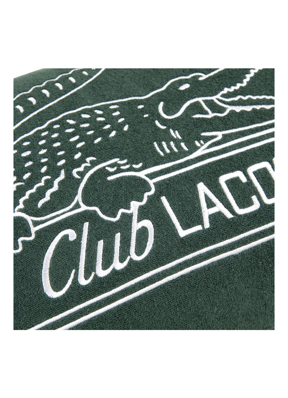 Lacoste L Le Club sierkussenhoes 33 x 57 cm  - detail 3 groen