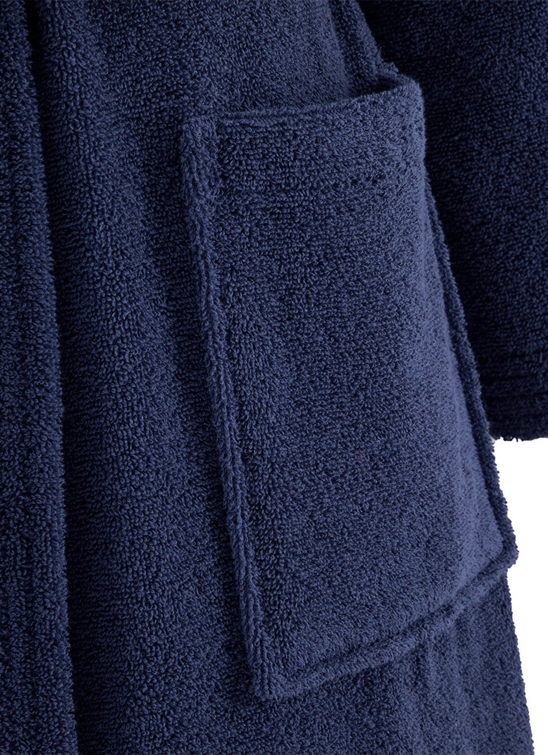Lacoste L Lecroco badjas - unisex - detail 2 donkerblauw