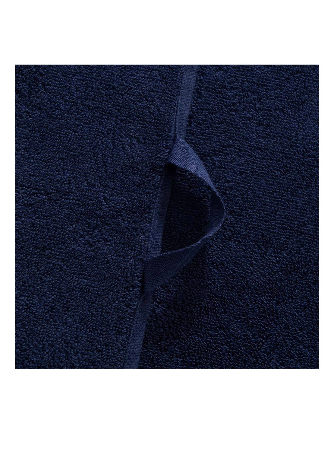 Lacoste L Lecroco badlaken - 600 gr/m2 - 100 x 150 cm - voorkant 3 donkerblauw