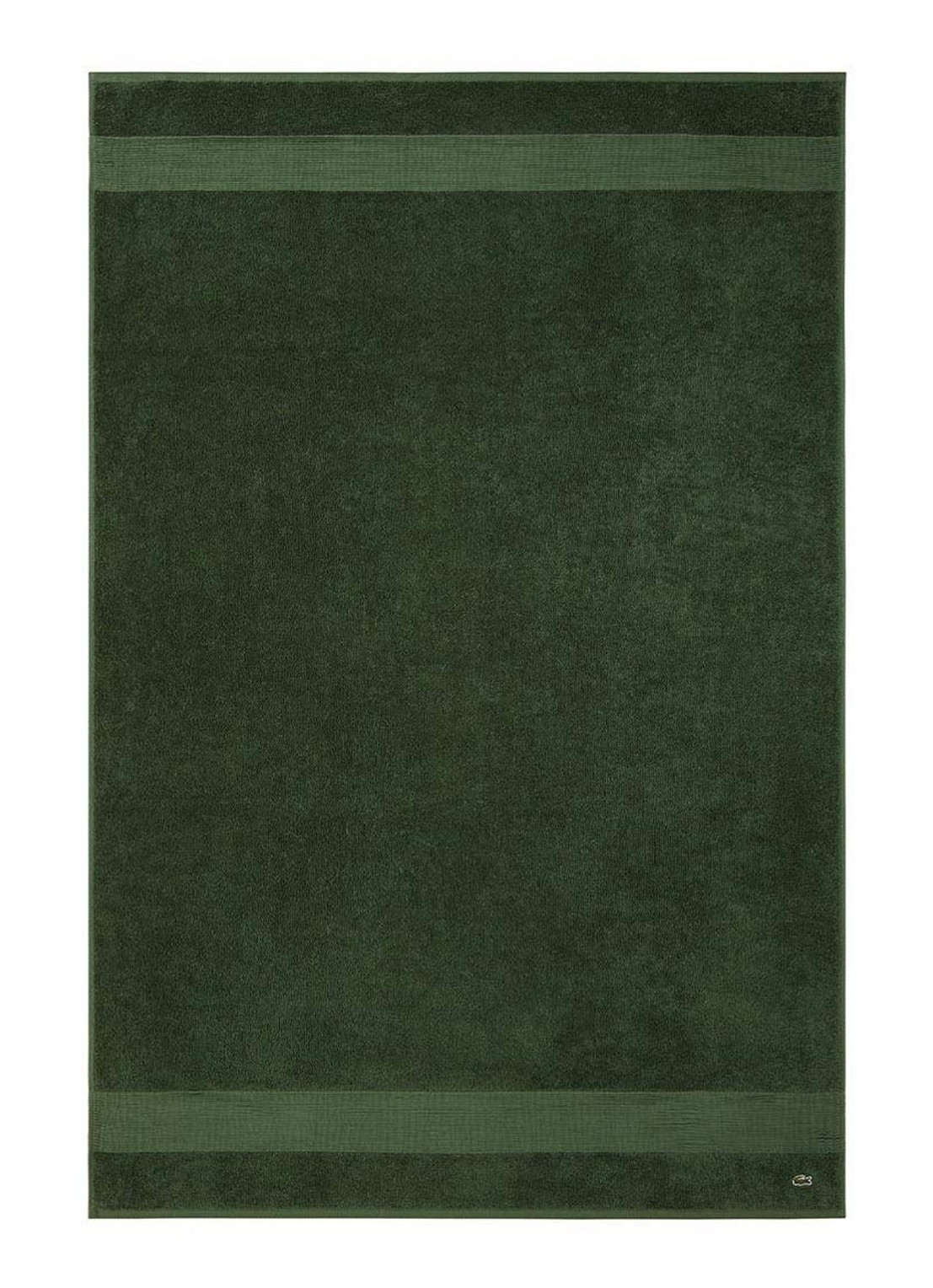 Lacoste L Lecroco badlaken - 600 gr/m2 - 100 x 150 cm - voorkant 6 groen