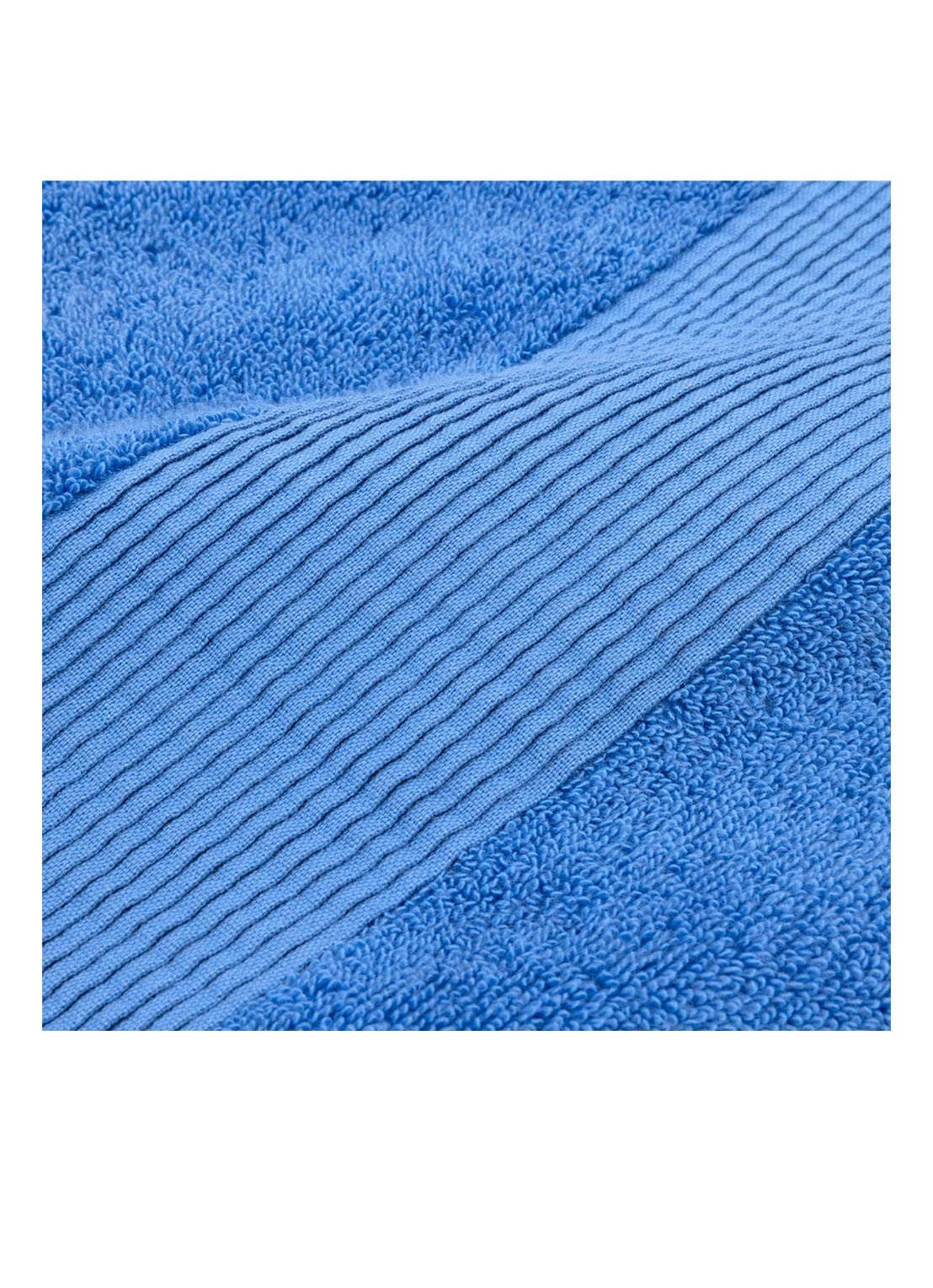 Lacoste L Lecroco badlaken - 600 gr/m2 - 100 x 150 cm - achterkant blauw