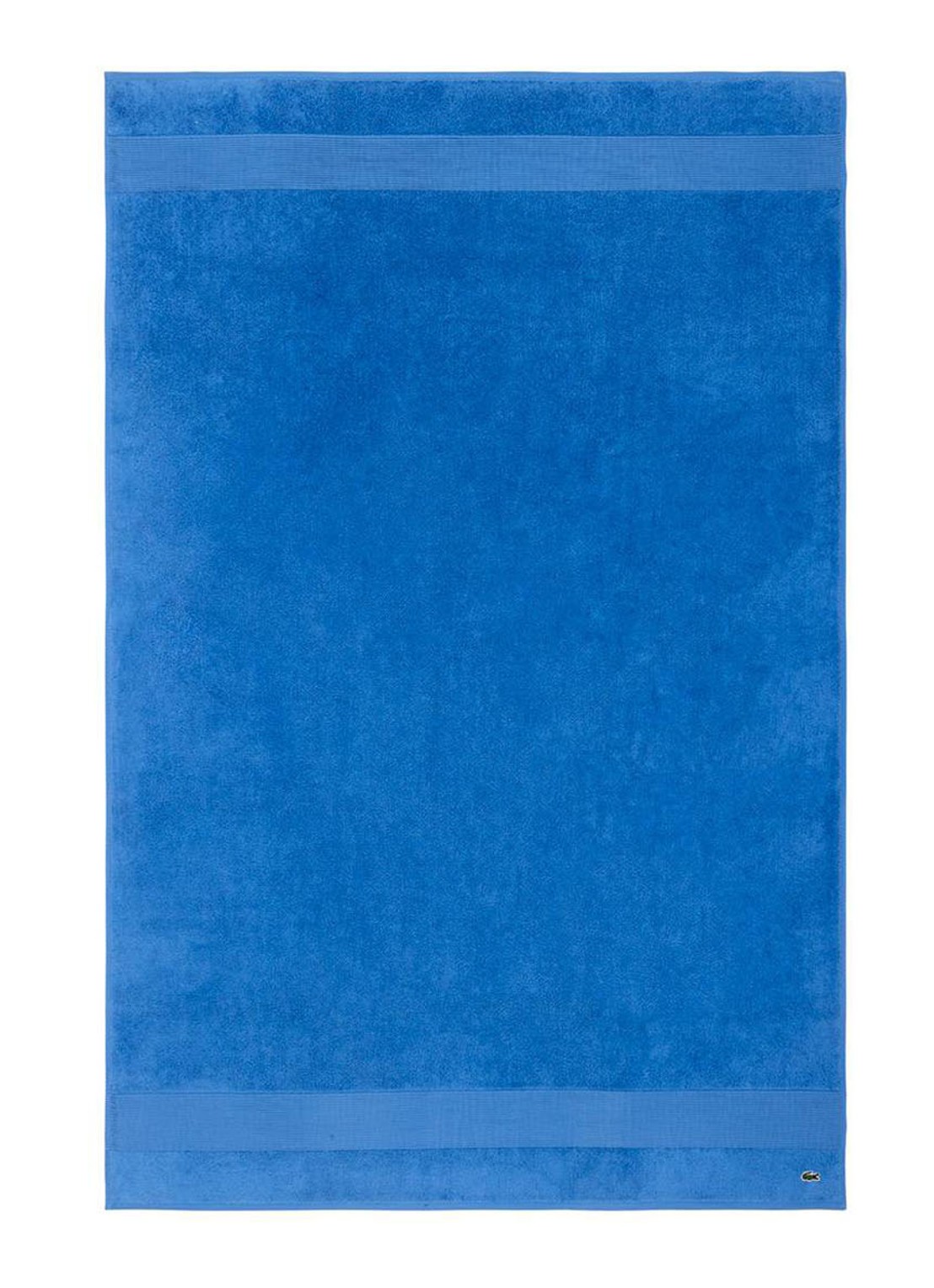 Lacoste L Lecroco badlaken - 600 gr/m2 - 100 x 150 cm - voorkant 2 blauw