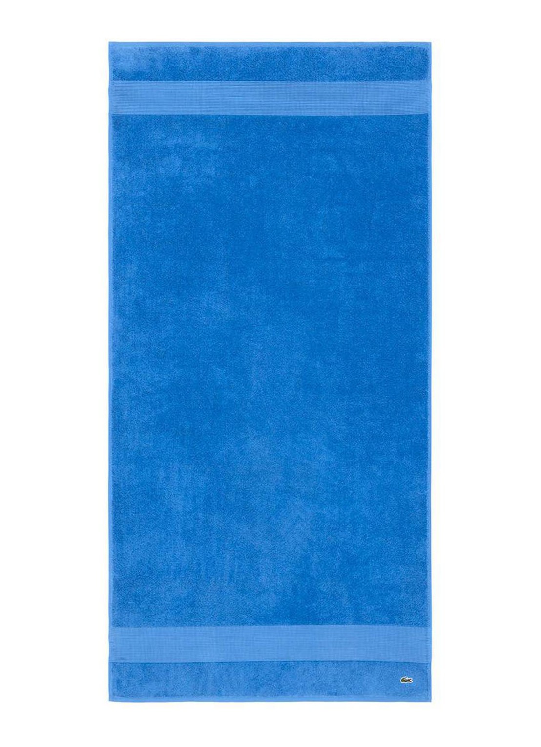 Lacoste L Lecroco badlaken - 600 gr/m2 -  70 x 140 cm - voorkant 4 blauw